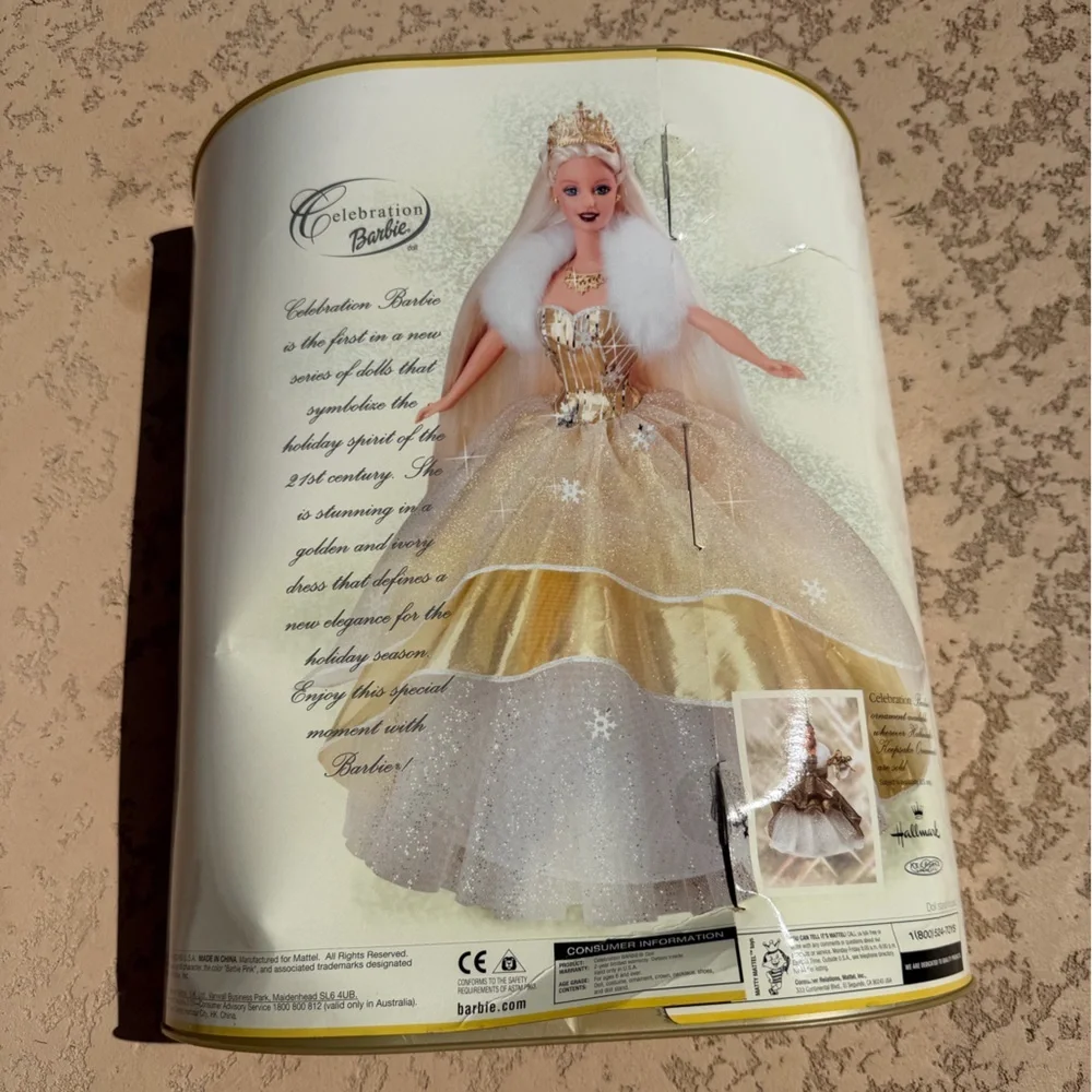 New Barbie Celebration 2000 Edition Doll Special Collector's Item- Mattel 28269